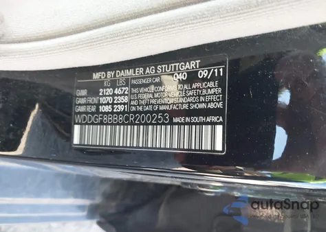 2012 Mercedes-Benz C 300 Luxury 4Matic/Sport 4Matic from USA, damaged, VIN WDDGF8BB8CR200253